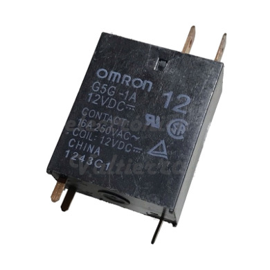 G5G-1A-DT1 12VDC Power Relay – 16A 250VAC – 3-Pin – 1PC