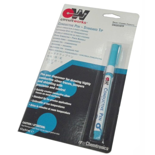 Chemtronics CW2200STP Conductive Silver Trace Dispensing Pen with