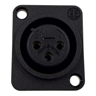 Conector Plástico Neutrik Xlr Hembra P Chasis 3p Nc3fpp