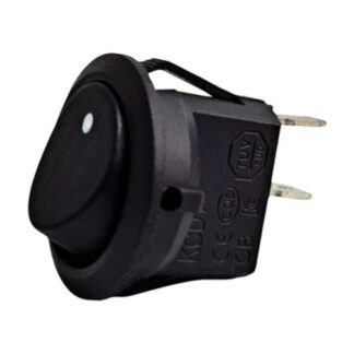 Switch Balancin Redondo 1 Polo Sin Piloto KCD1 Negro